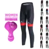 Miloto Femmes Pantalon de cyclisme automne au printemps avec pantalon de cyclisme 5D PAUTER