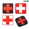 Medic First Aid Tactical Patch Medical Cross Molle EMT Patches Militair Outdoor PVC Rubber voor zakvest