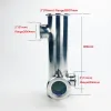 3 "(76mm) FLANGEOD91mm gin korguppsättning för homebrew med V-680 ml filterkorg, kontakt 3"*3 "x2"*2 ", gin korg för destillation