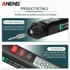Aneng A3007 Digital Professional Multimeter Pen 6000 считает бесконтактную автоматическую емкость AC/DC напряжение тестера для инструмента