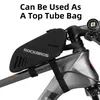 RockBros Bike Saddle Bag Waterdicht 0.6L Cycling -stoel Zit Zit Zak Buiten Bicycle Pannier Achter Tool Bag MTB TOP TUBE Fietsaccessoires
