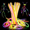 50/100pcs Party Glow Stick Colorido Glow Bracelet Bracelet Christmas Children Luminous Dance Decoration