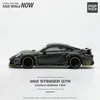 Поп -гонка в запасе 1 64 Topcar 992 Stinger GTR Carbon Diecast Diorama Car Model Toys 240402