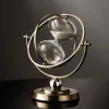 15/30/60 Minute Vintage Hourglass Rotating Metal Sandglass Sand Clock Timer Sand Watch Office Home Decorations