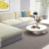 Tjockna sammet soffa sittplatser för vardagsrumsmöbler skyddande elastisk plysch L -form hörn soffa täcke heminredning