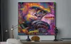 Thinking Orangutan Wall Graffiti Art Canvas Painting Abstract Animal Art Canvas Poster Prints Picture For Kids Room Home Decor4115252