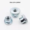 5pcs M3 M4 M5 M6 Silver GB806 Double Step Adjust Knurl Thumb Nut Hand Tighten Thumbnut 3D Printer Curtain Wall