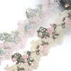 H817 Colorful Flower Lace Trim Wedding Embroidered Diy Handmade Patchwork Valentines Day Home decor Sewing Supplies Crafts