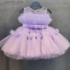 Robes de fille Kids Princess Party Robes pour filles 6 mois - 5t Tulle Tutu Babe Baby Birthday Mariage de mariage Robe de bal de bal Robes d'été L47