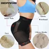 Smdppwdbb yastıklı külot kalça arttırıcı yüksek bel karın kontrol külot kadınlar vücut şekillendirici şort shapewear korse bel antrenör