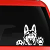 Jpct creative German Shepherd Dog decal for RV, motorcycle, laptop waterproof cover scratch Vinyl Sticker 19cmx15cm