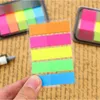 5 Stück Lytwtws Sticky FiloFax Office School versorgt stapffeicherte Regenbogenfluoreszenzindex Notizen Notizen Memo Pads