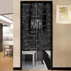 Gardin matematik fysik formel moderna dörr gardiner partition toalett för vardagsrum lyxigt sovrum kök café dörrar hem dekor