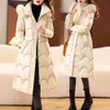MAO Collier à capuche pour la veste d'hiver de la jeune longueur d'hiver pour femmes en 2023