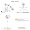 Låg hastighet 2m/s 12V 24V AC 400W Vertikal vindkraftverk generator Hem Windmill Kit gratis MPPT -styrenhet för Boad Light Battery