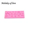 DIY Mini Christmas Snowflake Silicone Mold Tools Decorating Gumpaste Fondant Chocolaterpolymer Resin Argile Moule T1425