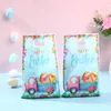 Present Wrap 10st/Set Easter Egg Bag Cartoon Style Cute Cookie Candy Wrapping For Packaging Pouch Decor 2024