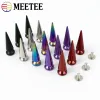 5/10pcs Metall Punk Nieten für Lederhandwerksschraubkegel Stollen Spikes Kleidungsnieten für Taschenboden Nägel DIY Schuhe Dekor Dekor Dekor