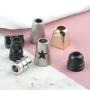 10pcs Ostrocie Lina Klucz Część metalowy przełącznik Zamknięcie Zakochanie DIY WASKA Ubrania sportowe sznurowarce