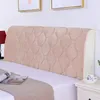 High quality plaid headboard covers elastic ultra comfy backrest bed cover home all-inclusive dust protector quilted bedspread