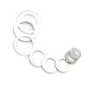 10/30/50pcs Aluminum Flat Gasket Washer Plain Gasket Nut and Bolt Set Metal Ring Seal M4 M5 M6 M8 M10 M12 M14 M16 M18 M20 M22