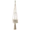 Macrame Plant Hanger, Flower Pot Holder Handmade Macrame Plant Hanger Macame Wall Hanging Home Decoration