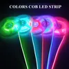 2,7 mm färgglada COB LED -strip 12V Ultra Thin LED -band LED -lampor för rumsdekor Bildekorationer Atmosfär Ljus Röd/grön/blå