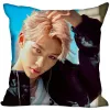 New Bang Chan Kpop Cover Coubelle Chambre Home Office Decorative Ahelbase thelpas Square Zipper Classement 45x45cm Satin Soft No Fade