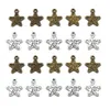 50st Star Metal Etiketter Sliver Bronze "Just For You" Metal Taggar Handgjorda etiketter för att sy accessoreis Star Charms hängsmycken