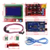 MEGA 3D -skrivardelar 12864 LCD 2004 LCD Kontrollpanel Modul Skärm RAMPS1.6 Display Controller Mega2560 Board DIY Kit A4988