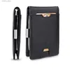 Money Clips Mens Slim Wallet with Money Clip AUSTIN RFID Blocking Bifold Credit Card Holder for Men L410