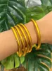 Allyes coloré Bowknot paillettes remplies gelée en silicone bracelent bracelets de temple bouddhiste léger pour femmes bijoux brillants 240407