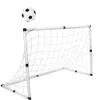 1 Set Sports Soccer Goal Soccer Goal and Net Kids Soccer Game for Backyard School Games and Training 675cm höjd fotboll 240403