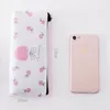 Ny Canvas Fruit Peach Pencil Case School Pencil Falls for Girl Stationery Canvas Pencil Bag Estojo Escolar School Supplies