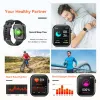 Watches Lenovo 2023 Men Smart Watch for Women Bluetooth Ring Full Touch Screen Smartwatch Waterproof Sports Fitness Tracker Watches+Box