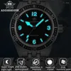 Montre-bracelets Adiesdive Luxury Mentes pour hommes Quartz Sapphire Glass Diver's Wristwatch BGW9 Lumineux Business en acier inoxydable Luminal Watch for Men