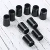 10 pcs .370 .335 Ferrules effilées de golf pour arbre des fers universels avec un club de golf à bague argentée à tête de golf remplaçant noir