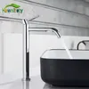 Chrome preto branco Brusehd ouro alto Torneira de banheiro quente misturador frio de guindaste de guindaste para lavagem bahtroom misturadores de vasos de banho