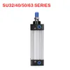 Pneumatique d'air SU32 / 40/50/63 Pneumotester pour les pistons de cylindre Double agitation sans cylindre pneumatique magnétique