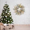 Flores decorativas 50cm de inverno Christmas Wrinal