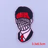 Patchs punk pour vêtements t-shirts Twin Peaks Patch Stickers Thermal Stripes de veste Badge de motard de crâne