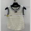 Luxury Sequined Knit Tank Tops Summer Breathable Knit Vest Women Knits Tee Sleeveless Knit Tops Stylish Casual Tanks Tees