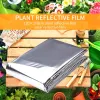 120x210 cm Copertura pianta Film riflettente idroponica Accessori per la luce di coltivazione Accessori di piantagione di piantagione per la foglio di foglio