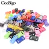 50 pezzi di rilascio curvo con fibbia mini clip fissale per 550 paracord borsetto cinghia collare pet accessori artigianali 10 mm 10 mm