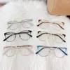 Sonnenbrille Retro Lady Gläser Rahmen Antiblau leichter Computerbrillen Ultraleicher Augenschutz Metall Frauen Brillen Brillen