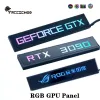 Chłodzenie Freezemod RGB GPU Side RTX 3080 3090 Karta graficzna, VGA 4070 4080 4090 RX6800/6900XT GTX ROG LIGHTING Panel 5V 3P Aura