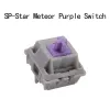 TASSOGLIE SPSTAR METEOR INTERRUTTORE bianco SPSTAR PROPLE GRIPLE SWITCHE PER TASTANZA MECCANICA DELLA TASTANZA DELLA STUDIFICA A 5 PINS 57G