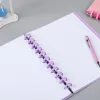 Kolce 100pcs Wstaw Pen Notebook Akcesoria grzybowe Otwórz luźne afleda