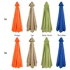 Skugga tyg paraplybas för utomhusmarknad uteplats vattentät ersättning polyester passar 3/2,7 meter 6/8 ben tak endast