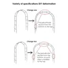 メロン、果物、バラ、その他の植物に適したガーデンメタルパーゴラアーバー庭園の結婚式の多目的なパーティーの装飾